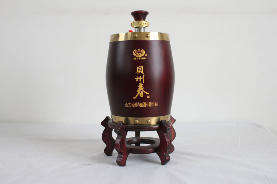 手工艺不锈钢内胆实木酒桶
